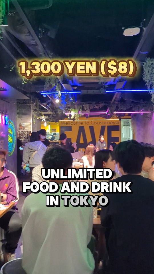 Definitely the best price for unlimited food and drink in Tokyo!
Comment 🇯🇵 for thw link! #japan #japanesefood #japanese #japantrip #shorts #traveljapan #japanlife #japaneserestaurant