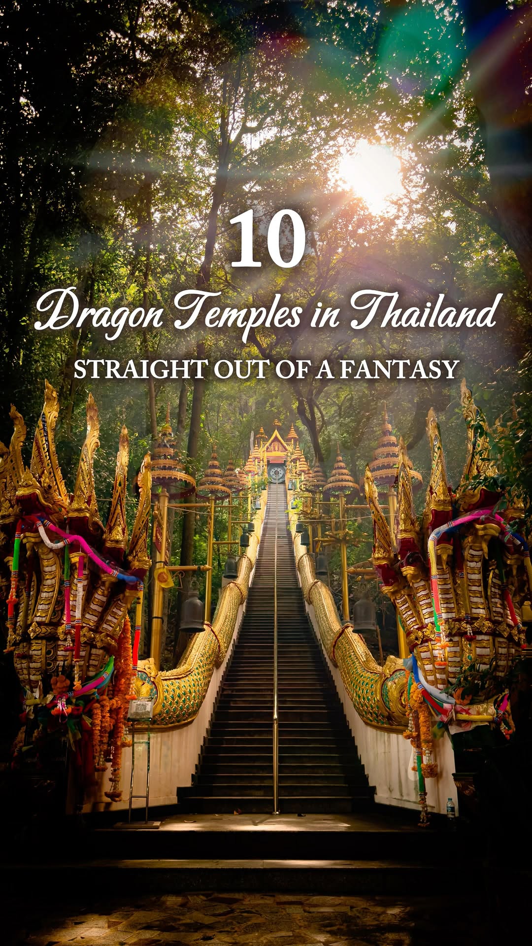 10 Dragon Temples in Thailand 🐉✨
That Feel Straight Out of a Fantasy
Some places don’t just look magical…
they feel guarded by ancient legends.
Temples wrapped in dragons.
Stairs that disappear into their mouths.
Sanctuaries that look carved from myth.
Thailand doesn’t just build temples…
it builds worlds.
1. Wat Phra That Nong Bua
2. Wat Tham Chaeng
3. Wat Maisupradittharam
4. Wat Kaeng Khoi
5. Wat Roi Phra Phutthabat Phu Manorom
6. Wat Huay Pla Kang
7. Wat Maneewong
8. Heavenly Dragon Cave
9. Dragon Descendants
10. Wat Samphran
🔮 If you could explore ONE of these tomorrow…
which number would you choose?
Discover more surreal places with @twotravelingsmiles ✨
Copyright © no reposts – sharing to stories is fine
#ThailandHiddenGems #FairytaleVibes #UnseenThailand #AmazingThailand #ThailandTravel